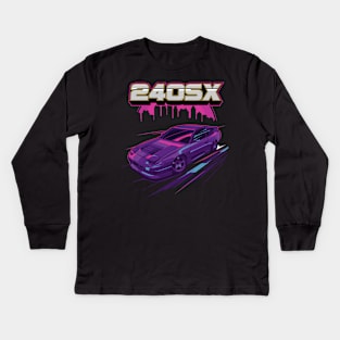 Nissan 240sx Kids Long Sleeve T-Shirt